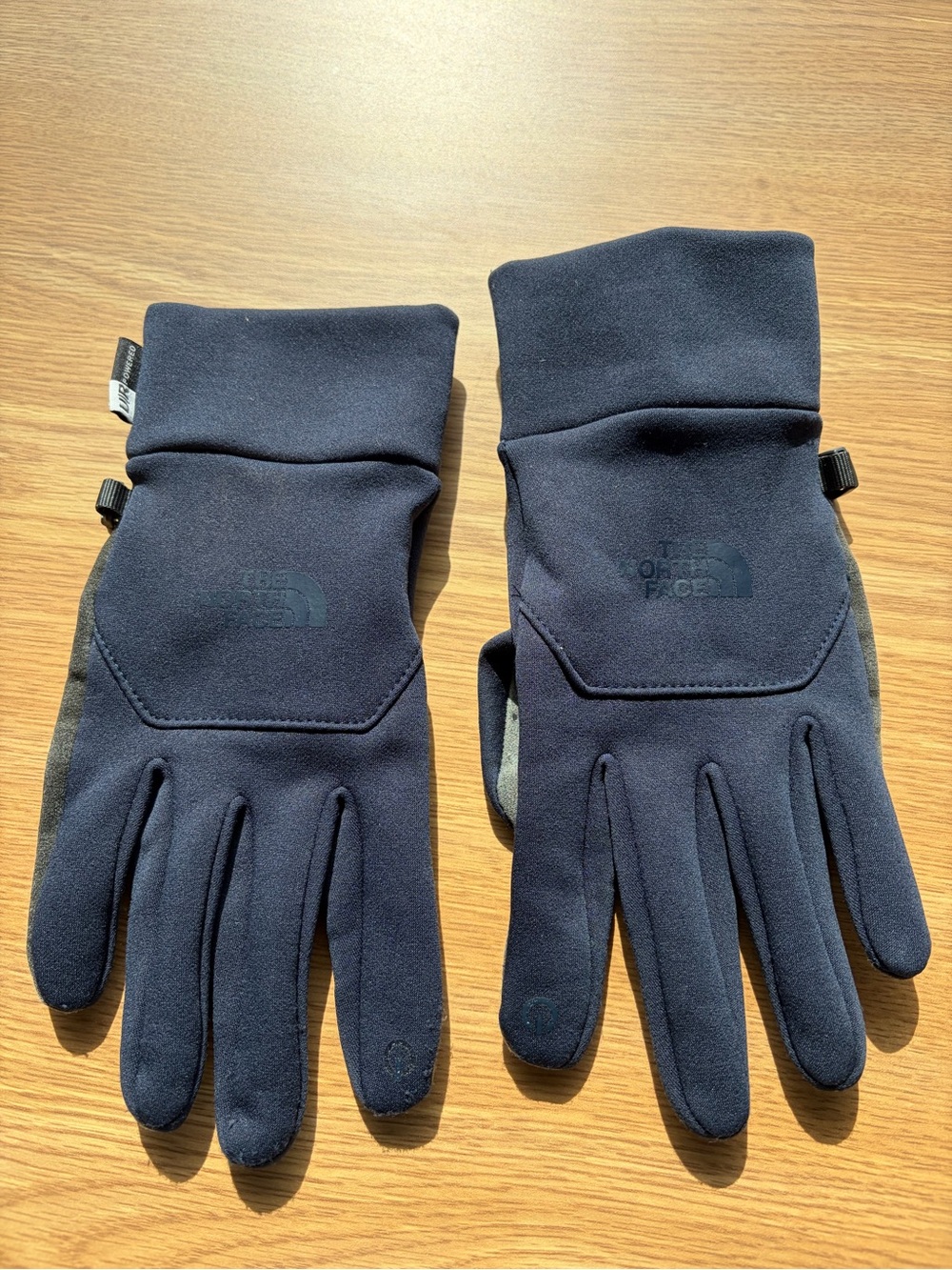The North Face Men's Dark Navy Fleece Touchscreen Gloves